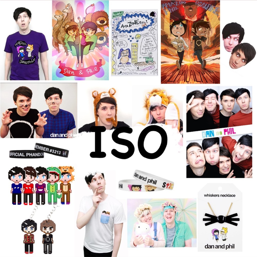 dan and phil merch in search of! (iso) danisnotonfire amazingphil